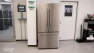 French Door Refrigerator with Installed Ice Maker and Bottom Freezer, Galanz
