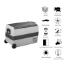 Dual Temperature Control 12 Volt Refrigerator, Alpicool