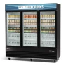 Upright Display Cooler - Merchandiser Refrigerator, PEAKCOLD