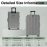 No Zipper Luggage Set 2 Pieces Aluminum Frame PC Hard Shell Zipperless Suitcase Set With Wheels TSA Lock Carry On and... — Smart Luggage, Krute