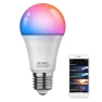 Smart Led Light Bulbs, Wi-Fi Magic Home Light Bulbs for Alexa & Google Assistant, E26, A19 Music Sync Color Changing... — Smart Light Bulb, ZMFUTY