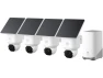 4K Solar Security Camera Kit, 4 Cameras — Security Camera, eufy
