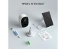 Wireless Outdoor Security Camera, 3 MP, Solar and Battery Powered, 2 Cameras — Security Camera, Hiseeu