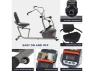 Recumbent Exercise Bike — Connected Equipment, Sunny Health & Fitness