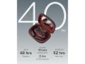 Open-Ear Headphones, Black — Wireless Earbuds, Cleer
