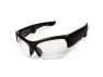 Bluetooth safety glasses with audio headphones and microphone — Smart Glasses, Generic Logic, Inc.
