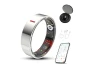 Smart Ring Health Tracker, Silver, Size 10# — Smart Ring, Generic Logic, Inc.