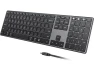 Bluetooth keyboard, Black Gray — Bluetooth Keyboard, SeenDa