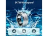 Smart Ring Fitness Tracker, Silver, Size 8# — Smart Ring, Generic Logic, Inc.