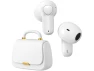 Wireless Earbuds, Pearl White, with Mini Handbag Case and DIY Stickers — Wireless Earbuds, Generic Logic, Inc.