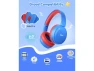 Blue Red Bluetooth Headphones — Wireless Earbuds, Generic Logic, Inc.