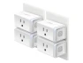 White Smart Plug, 4-Pack — Smart Plug, Kasa