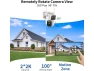 Solar Outdoor Security Camera with Dual Lens — Security Camera, TAURKENAM