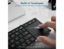 Foldable Keyboard with Touchpad, Silver — Bluetooth Keyboard, iClever