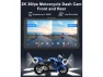 Motorcycle dash cam with front and rear cameras and a screen — Dash Cam, Xelite