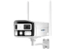 Dual-Lens Surveillance Camera, 4MP — Security Camera, Hiseeu