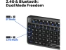 Mini Keyboard with Touchpad — Bluetooth Keyboard, TAURKENAM