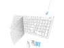 White Wireless Keyboard — Bluetooth Keyboard, FENIFOX