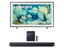 The Frame 50-inch QLED TV and Soundbar Bundle — Smart TV, Samsung