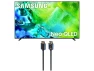 75-inch QLED television bundle with HDMI cable — Smart TV, Samsung