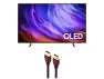 77-inch OLED television bundle with HDMI cable — Smart TV, Samsung