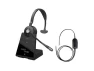 Wireless Mono Headset with EHS Polycom 14201-17 — Wireless Earbuds, Jabra