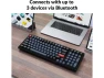 Wireless mechanical keyboard, 96 keys, RGB backlit — Bluetooth Keyboard, Keychron