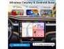 10.1-Inch QLED Car Stereo with Wireless Apple CarPlay and Android Auto — Car Infotainment System, SOYE