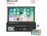 Single-DIN Car Stereo with 7-Inch Retractable Touchscreen — Car Infotainment System, SOYE