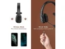 Bluetooth Headset with Noise Cancellation and Microphone Mute — Wireless Earbuds, COMEXION
