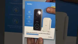 AOSU Doorbell Camera Wireless, 5MP Ultra HD, No Monthly Fee, Triple Motion Detection Video Doorbell