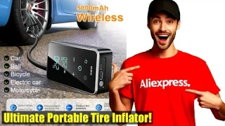 Must-Have Wireless Air Pump 150psi Touch Screen Portable Electric Tire Inflator Review - Game