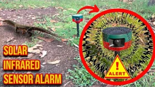 Unboxing and review of the Solar Infrared Sensor Alarm