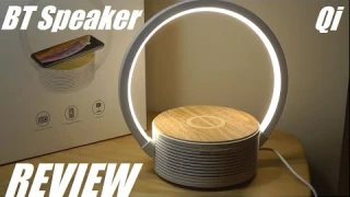 REVIEW: Tekage LED Desk Lamp w. QI Wireless Charger & Bluetooth Speaker!