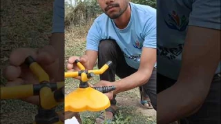 Garden Sprinkler Water Sprinkler 360 Degrees Adjustable Rotation #sprinkler #sprinklersystem #love