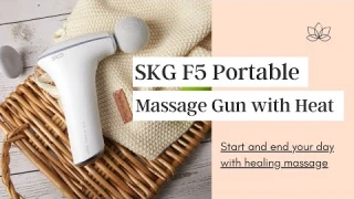 SKG F5 Portable Massage with Heat - Everyone Needs One!