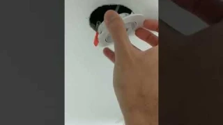 This shows how to install downlight spot led lamp on the gypsum ceiling #shorts