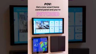 Aqara Smart Home Control Panel S1 Plus  #interiordesign #apple #home  #automation