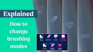 How to change the brushing mode - Oral-B electric toothbrush
