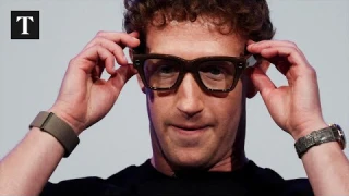 Zuckerberg Demos New Meta Glasses With Built-In Display