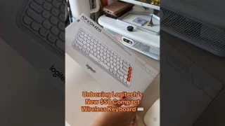 Unboxing Logitech's Pop Icon Keys Bluetooth Keyboard