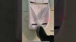 Automatic Shoe Cover Dispenser in Action