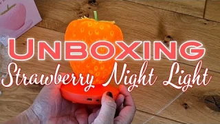 🍓✨ Watch me unbox this cute Strawberry Night Light! 🍓✨