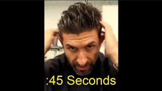 How To Style Your Hair in 45 Seconds! alpha m. #shorts