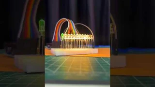 Building LED Chaser using Arduino Uno | Program Arduino with Mobile #shorts #cycling #shortsindia