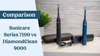 Sonicare Series 7100 vs DiamondClean 9000