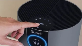 Shark HP102PETBL Air Purifier Pet with True HEPA Review, Quiet at night works well, does a good job,