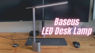 Baseus LED Desk Lamp Review | Auto-Dimming Table Lamp, Rechargeable, Wireless, Portable