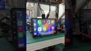 1 DIN Android Car Radio Aging Test | CarPlay Function Test #carradio  #carplay  #qualitytesting