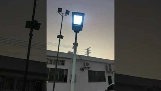 Solar street light #integrated street light installation, how to install solar street light